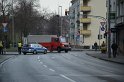 Stadtbus fing Feuer Koeln Muelheim Frankfurterstr Wiener Platz P322